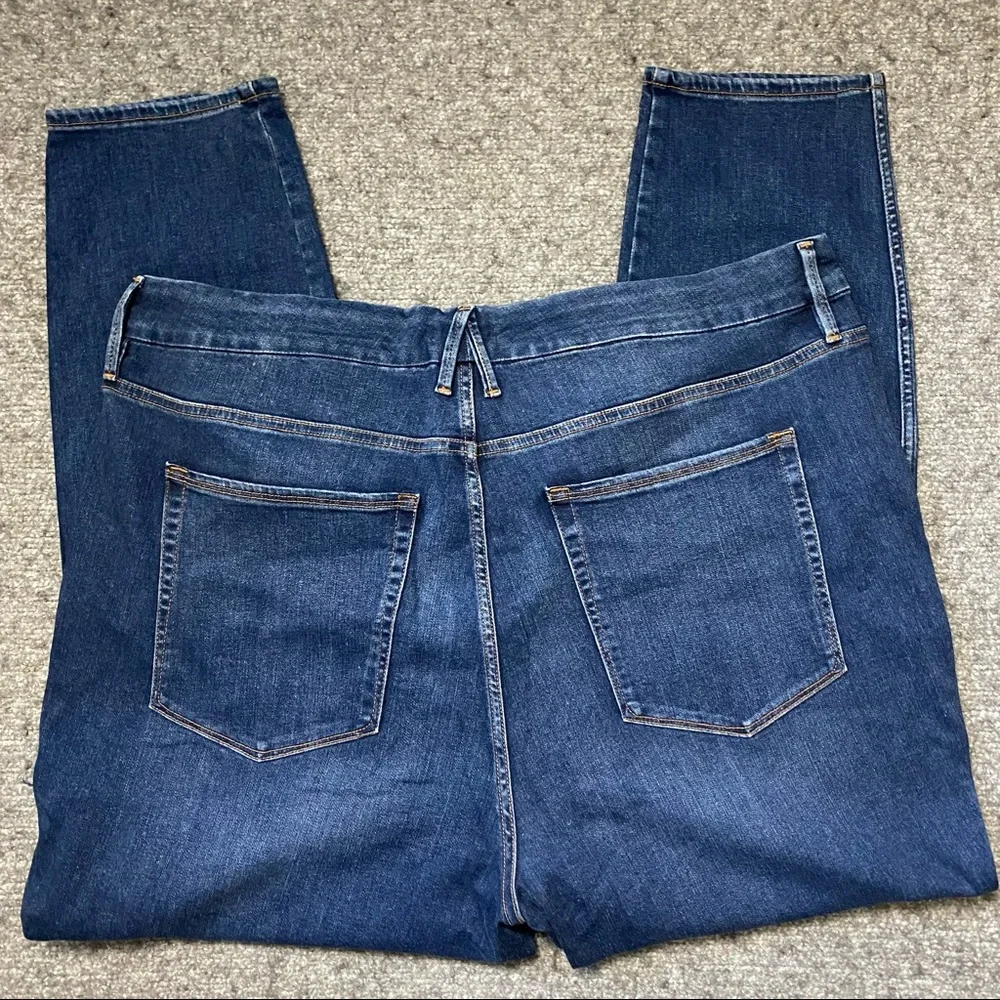 Good American Good Curve Skinny Dark Blue Jeans Plus Size 24 ** - Picture 5 of 11